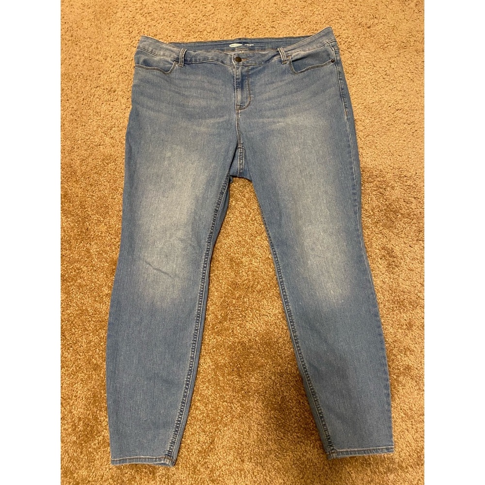 OLD NAVY Super Skinny Mid Rise Jeans
